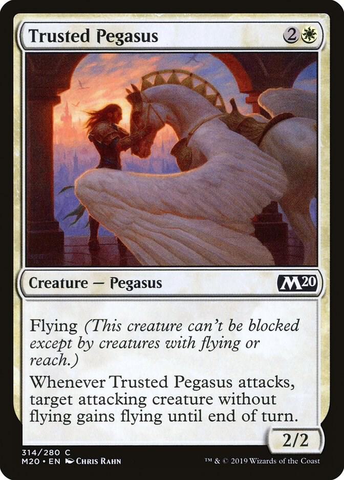 Trusted Pegasus 314 card from Core Set 2020