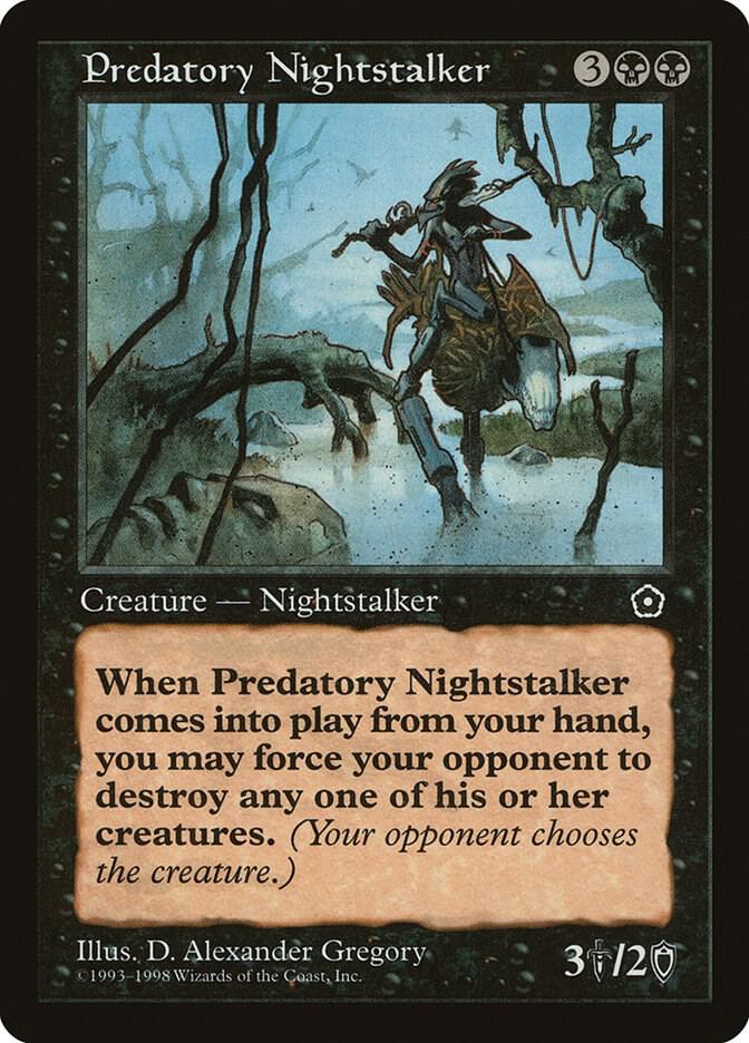 Predatory Nightstalker card from Portal Second Age