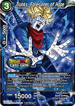 Trunks, Forerunner of Hope P-139 card from Tournament Promotion Cards