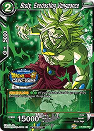Broly, Everlasting Vengeance P-140 card from Tournament Promotion Cards