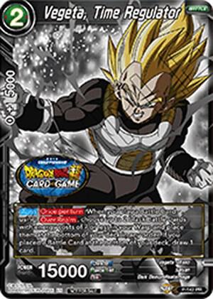 Vegeta, Time Regulator P-142 card from Tournament Promotion Cards