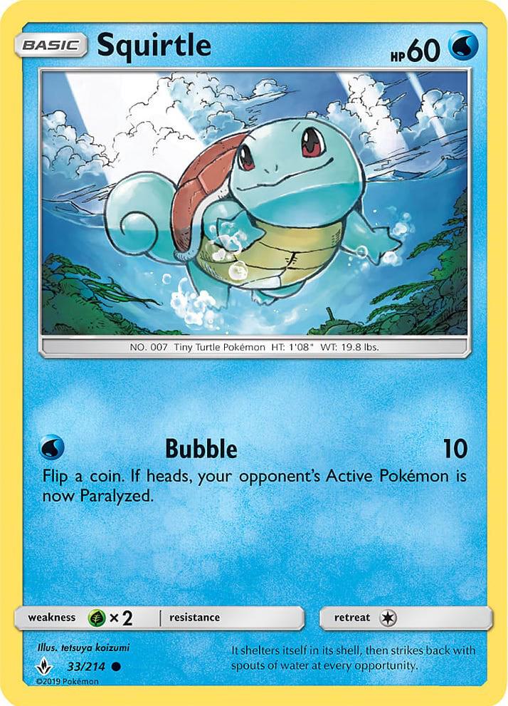 Squirtle - 33/214 (Premium Collection Promo) 033/214 card from Blister Exclusives