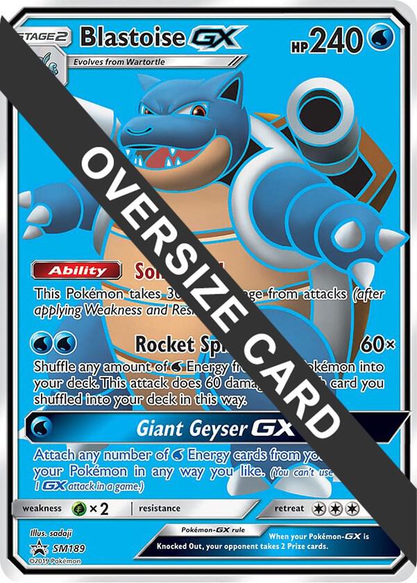Blastoise GX (Black Star Promos) SM189 card from Jumbo Cards
