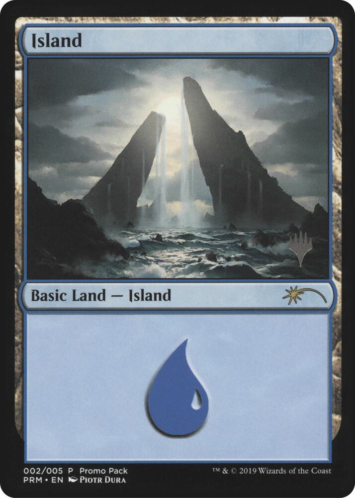 Island 2 card from Promo Pack: Core Set 2020