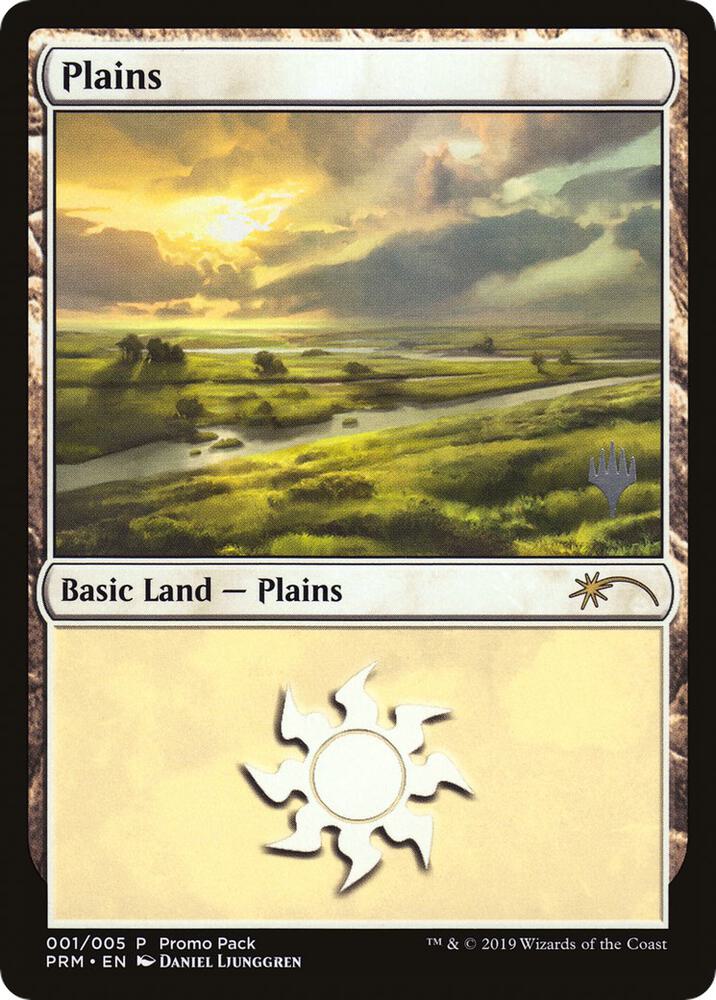 Plains 1 card from Promo Pack: Core Set 2020