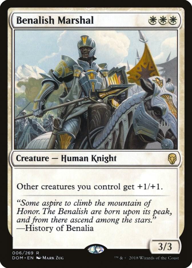 Benalish Marshal 6 card from Promo Pack: Core Set 2020