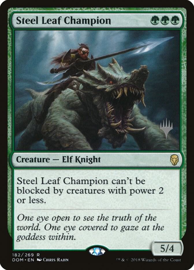 Steel Leaf Champion 182 card from Promo Pack: Core Set 2020