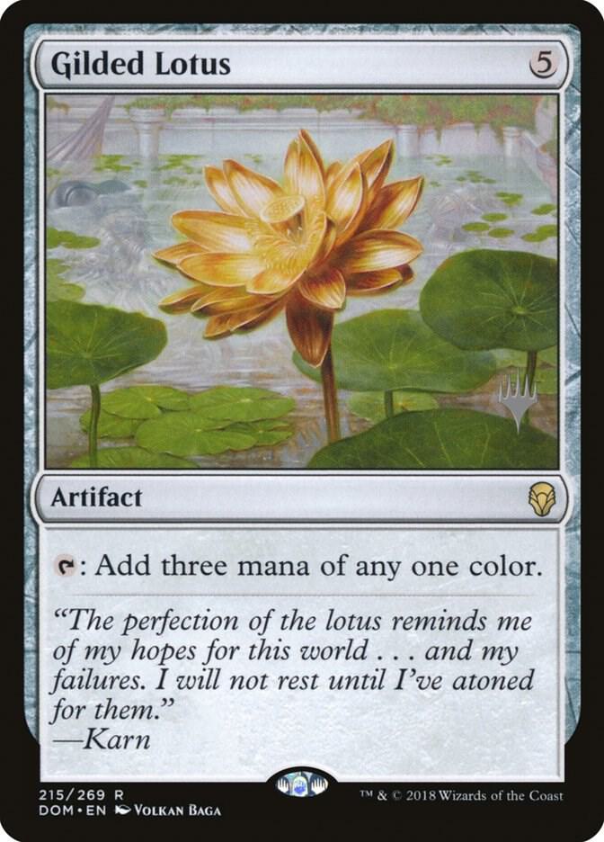 Gilded Lotus 215 card from Promo Pack: Core Set 2020