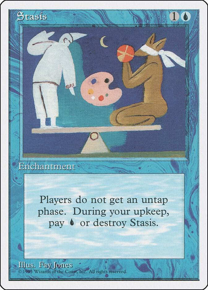 Stasis 104 card from Fourth Edition