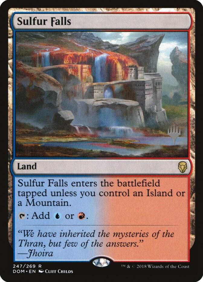 Sulfur Falls 247 card from Promo Pack: Core Set 2020
