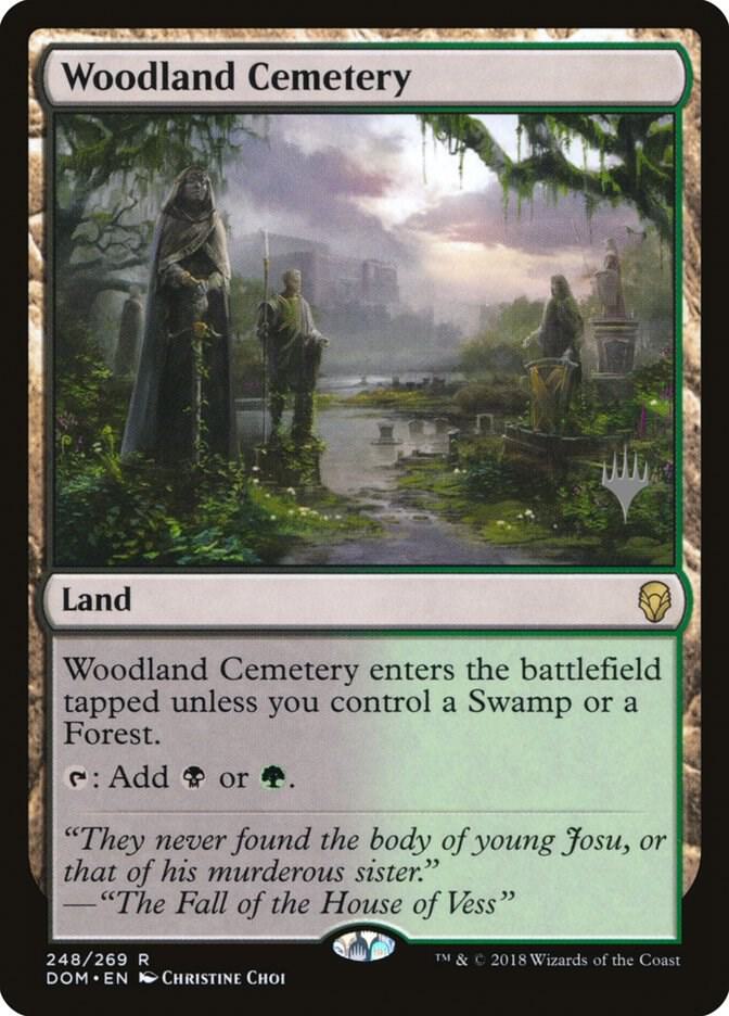 Woodland Cemetery 248 card from Promo Pack: Core Set 2020