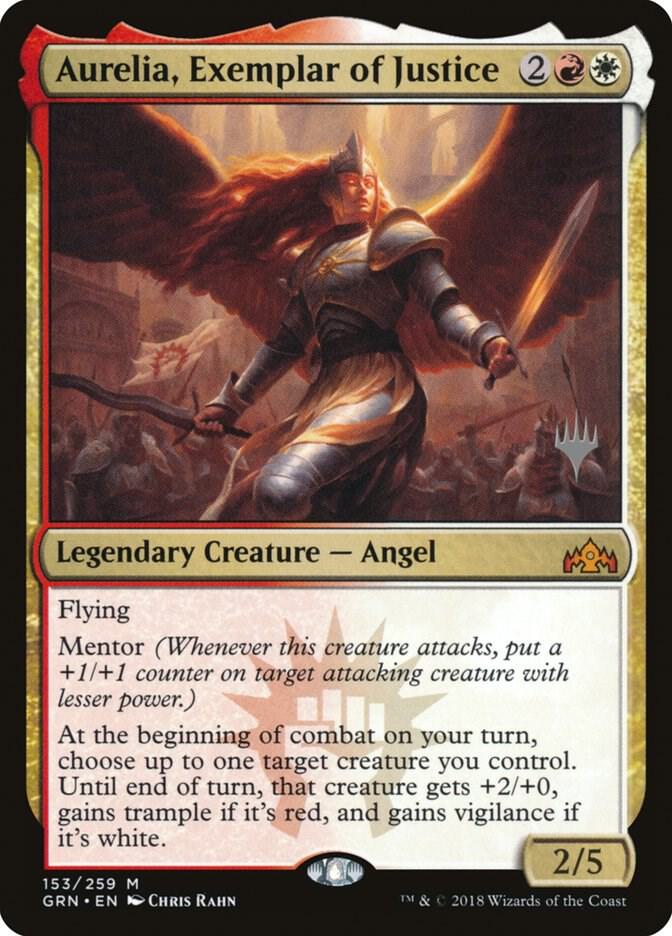 Aurelia, Exemplar of Justice 153 card from Promo Pack: Core Set 2020
