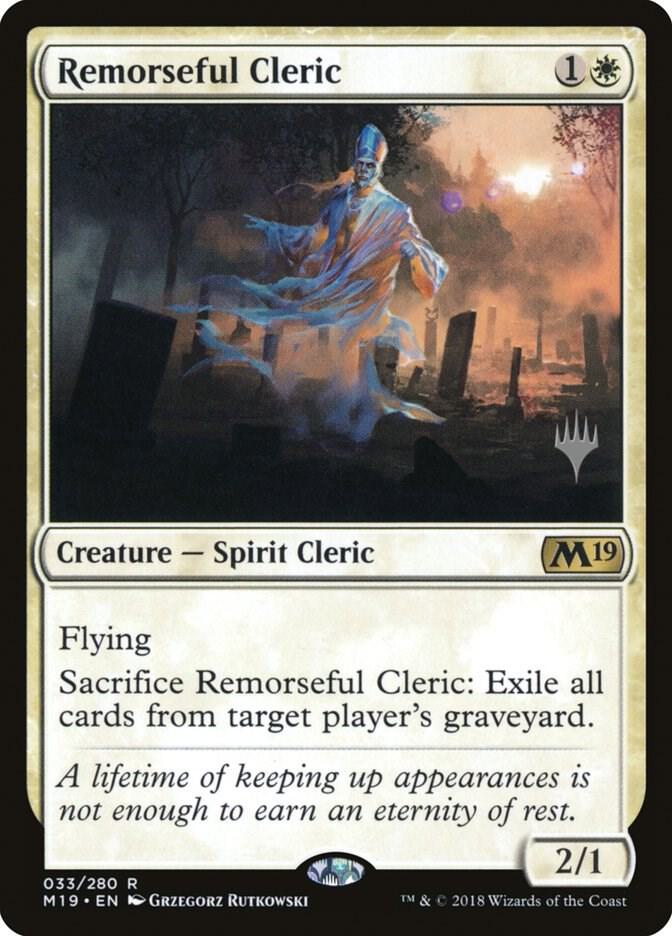 Remorseful Cleric 33 card from Promo Pack: Core Set 2020