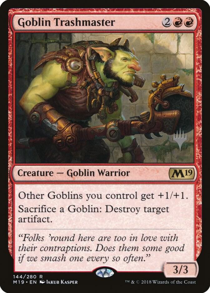 Goblin Trashmaster 144 card from Promo Pack: Core Set 2020