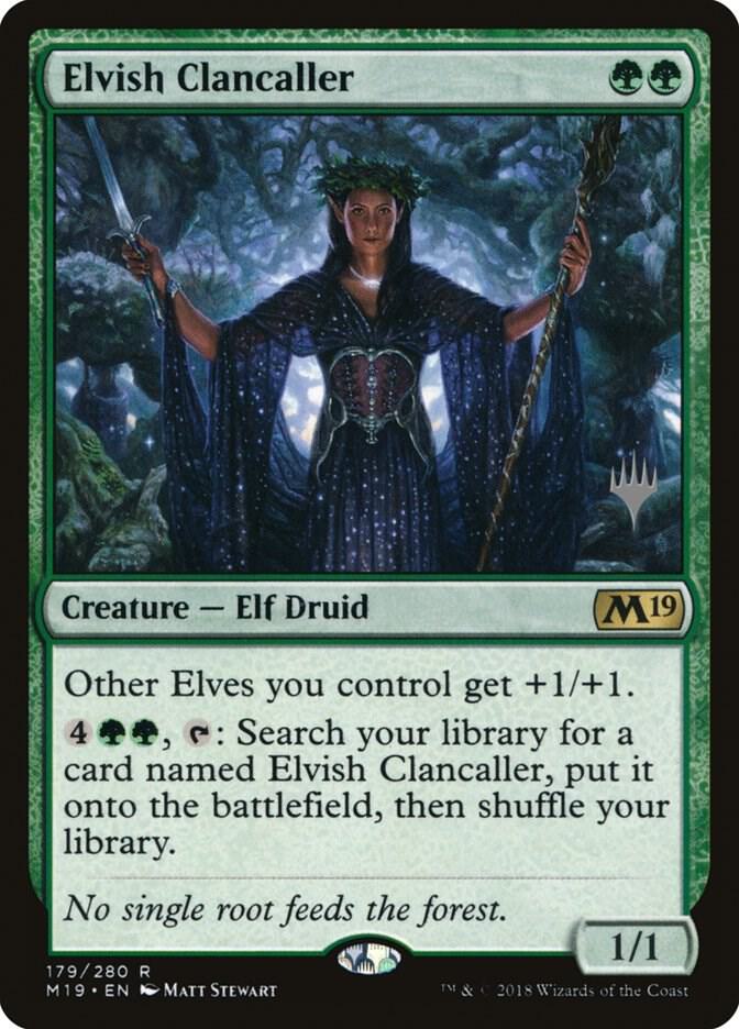Elvish Clancaller 179 card from Promo Pack: Core Set 2020