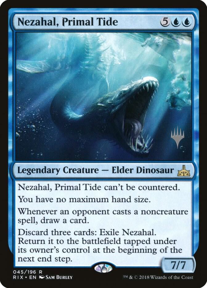 Nezahal, Primal Tide 45 card from Promo Pack: Core Set 2020