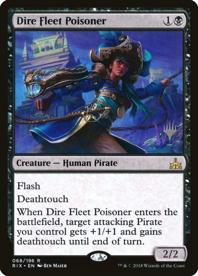 Dire Fleet Poisoner 68 card from Promo Pack: Core Set 2020