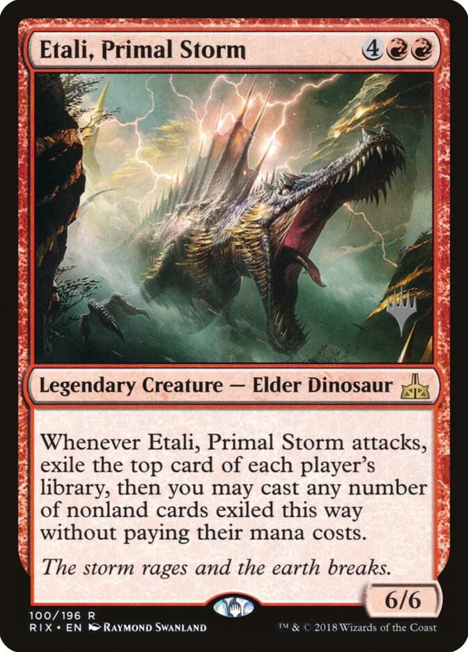 Etali, Primal Storm 100 card from Promo Pack: Core Set 2020