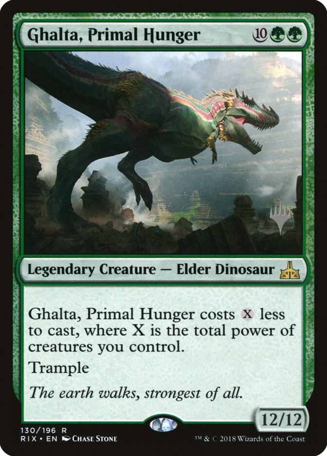 Ghalta, Primal Hunger 130 card from Promo Pack: Core Set 2020