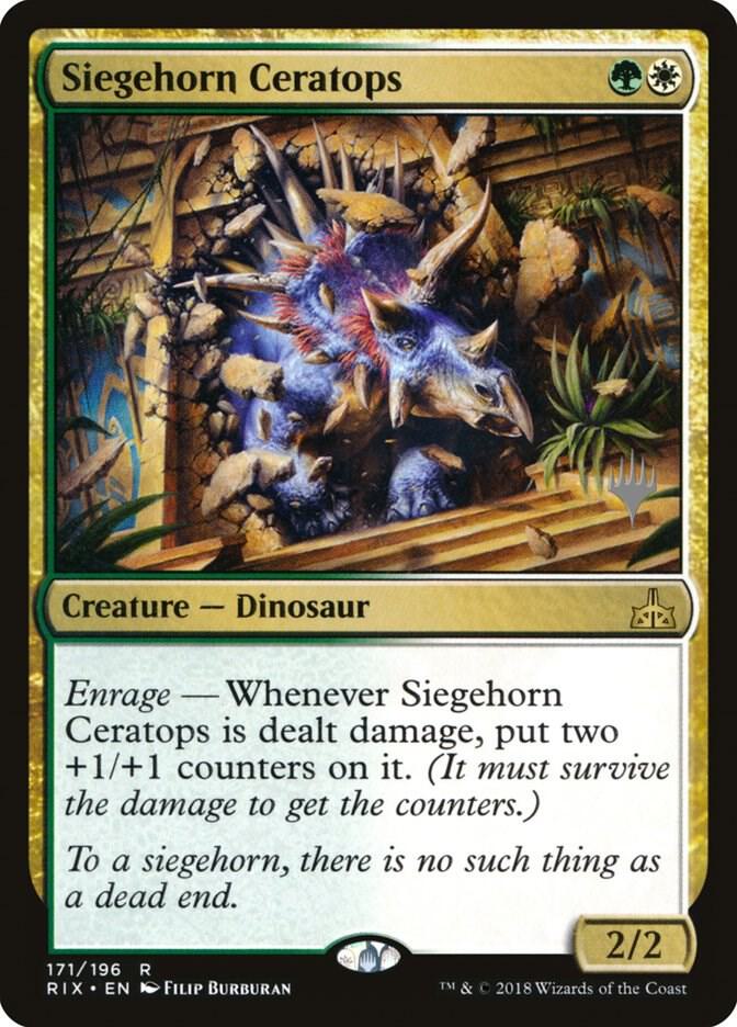 Siegehorn Ceratops 171 card from Promo Pack: Core Set 2020