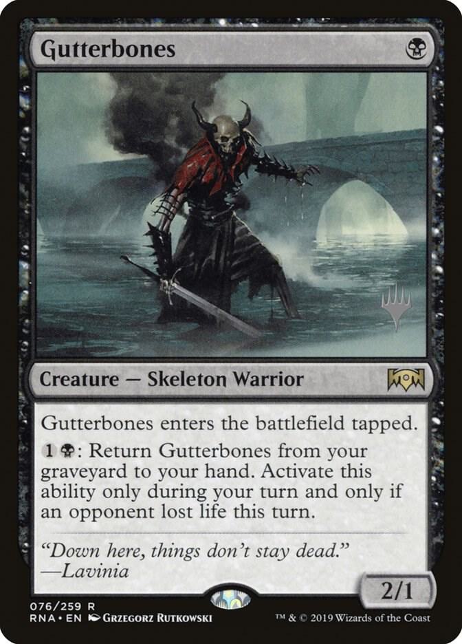 Gutterbones 76 card from Promo Pack: Core Set 2020