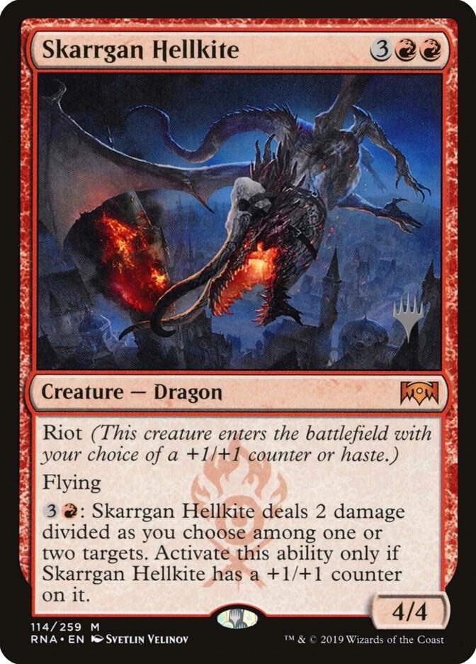Skarrgan Hellkite 114 card from Promo Pack: Core Set 2020