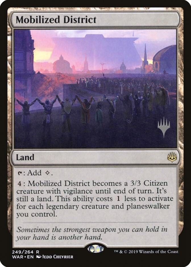 Mobilized District 249 card from Promo Pack: Core Set 2020