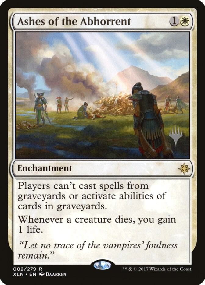 Ashes of the Abhorrent 2 card from Promo Pack: Core Set 2020