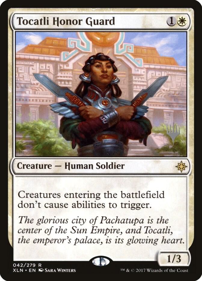Tocatli Honor Guard 42 card from Promo Pack: Core Set 2020