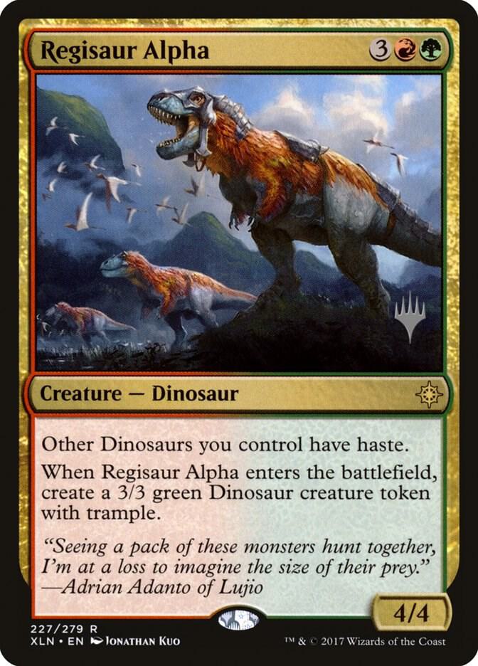 Regisaur Alpha 227 card from Promo Pack: Core Set 2020