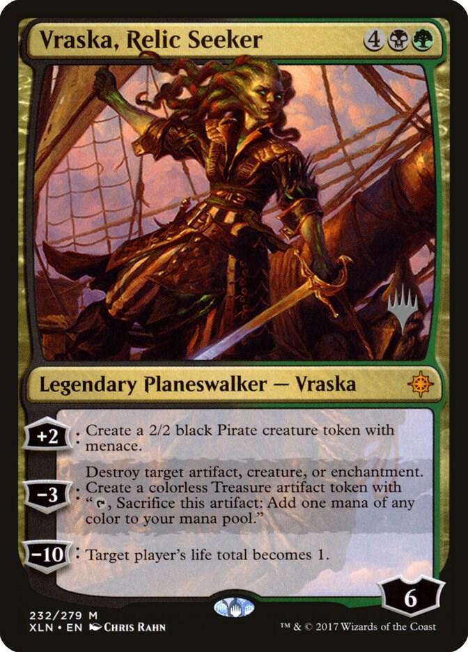 Vraska, Relic Seeker 232 card from Promo Pack: Core Set 2020