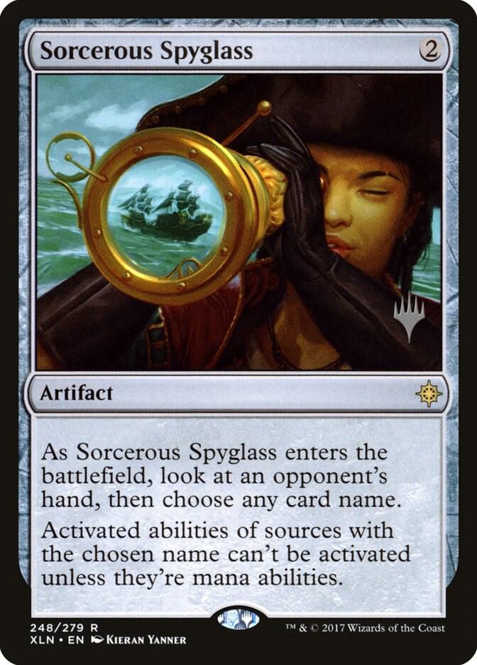 Sorcerous Spyglass 248 card from Promo Pack: Core Set 2020