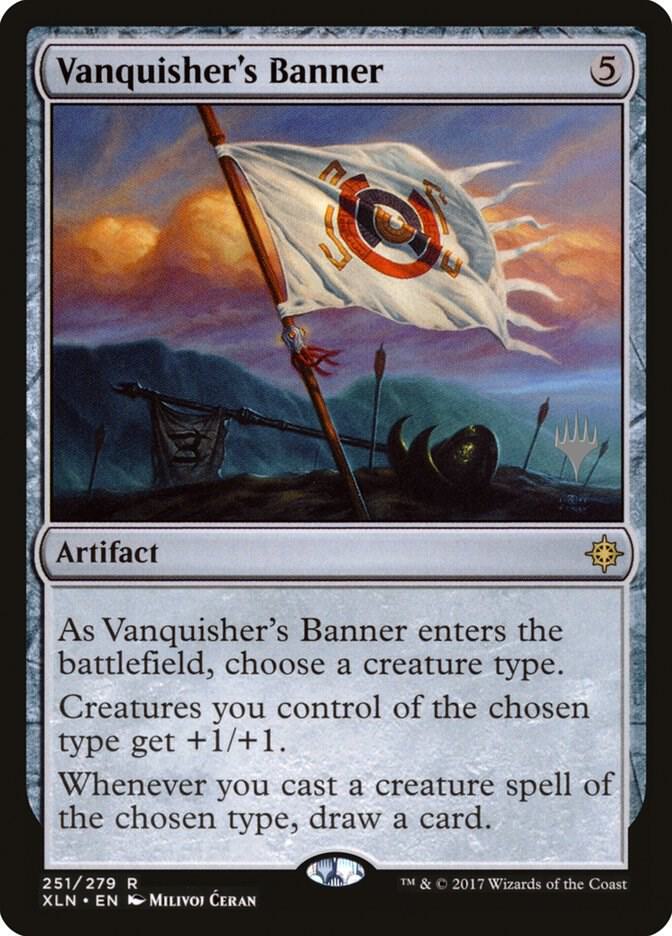 Vanquisher's Banner 251 card from Promo Pack: Core Set 2020