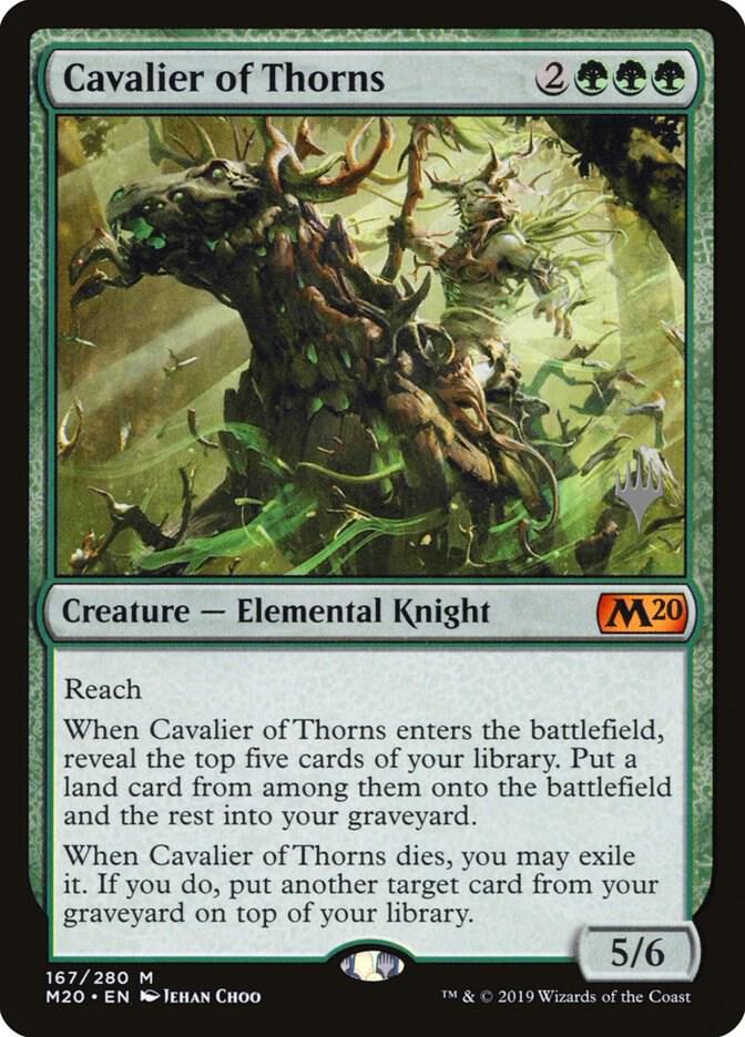 Cavalier of Thorns 167 card from Promo Pack: Core Set 2020