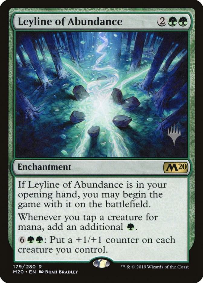 Leyline of Abundance 179 card from Promo Pack: Core Set 2020