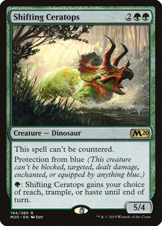 Shifting Ceratops 194 card from Promo Pack: Core Set 2020