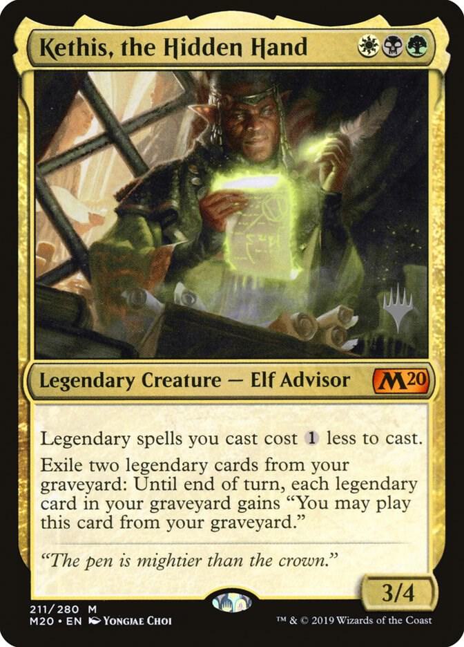 Kethis, the Hidden Hand 211 card from Promo Pack: Core Set 2020