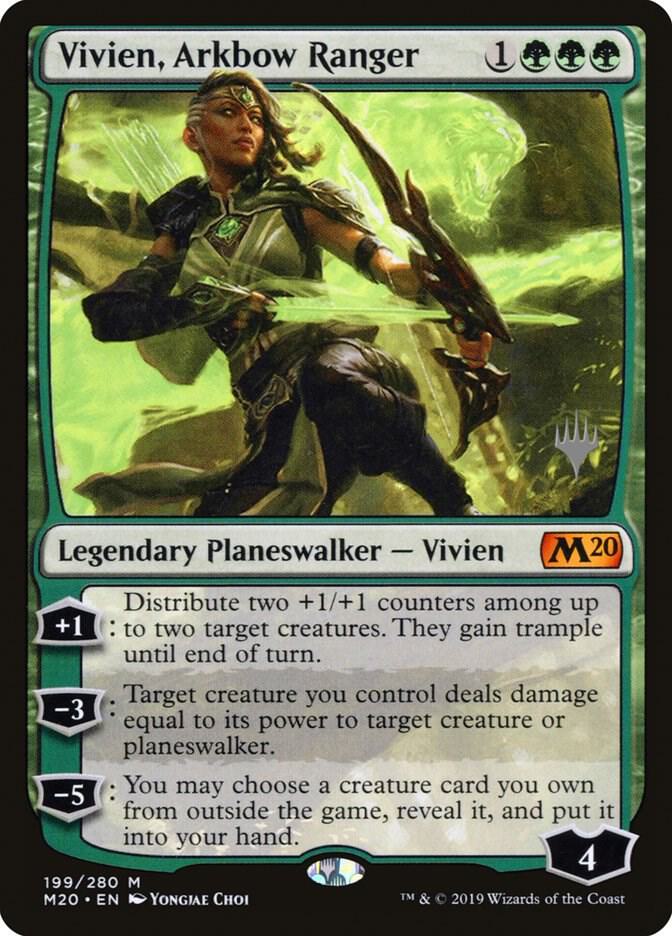 Vivien, Arkbow Ranger 199 card from Promo Pack: Core Set 2020