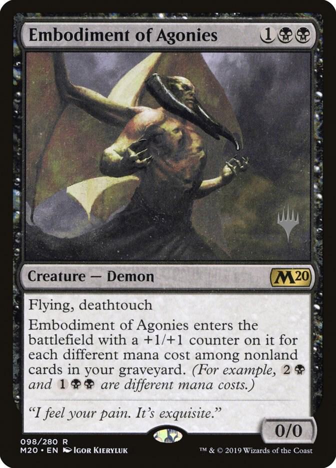 Embodiment of Agonies 98 card from Promo Pack: Core Set 2020