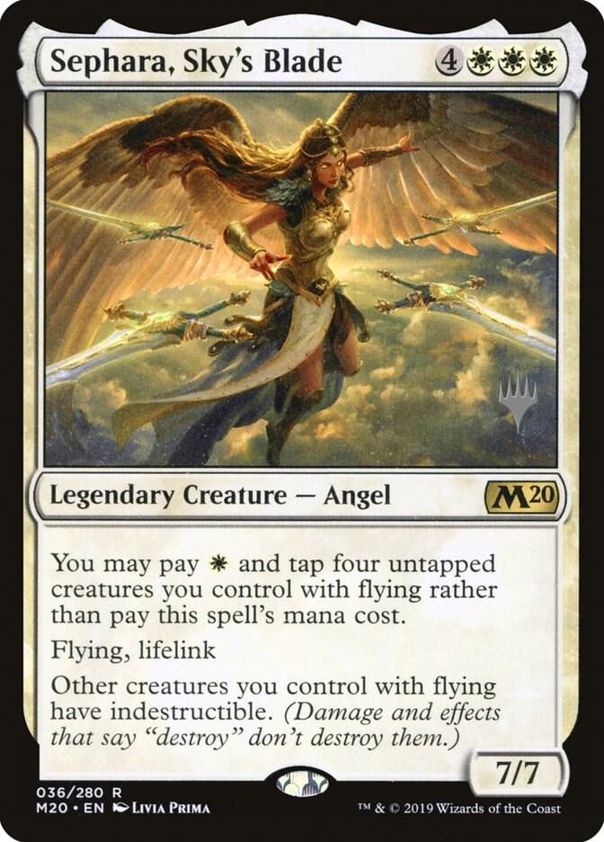 Sephara, Sky's Blade 36 card from Promo Pack: Core Set 2020