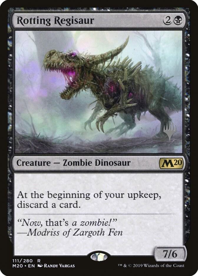 Rotting Regisaur 111 card from Promo Pack: Core Set 2020