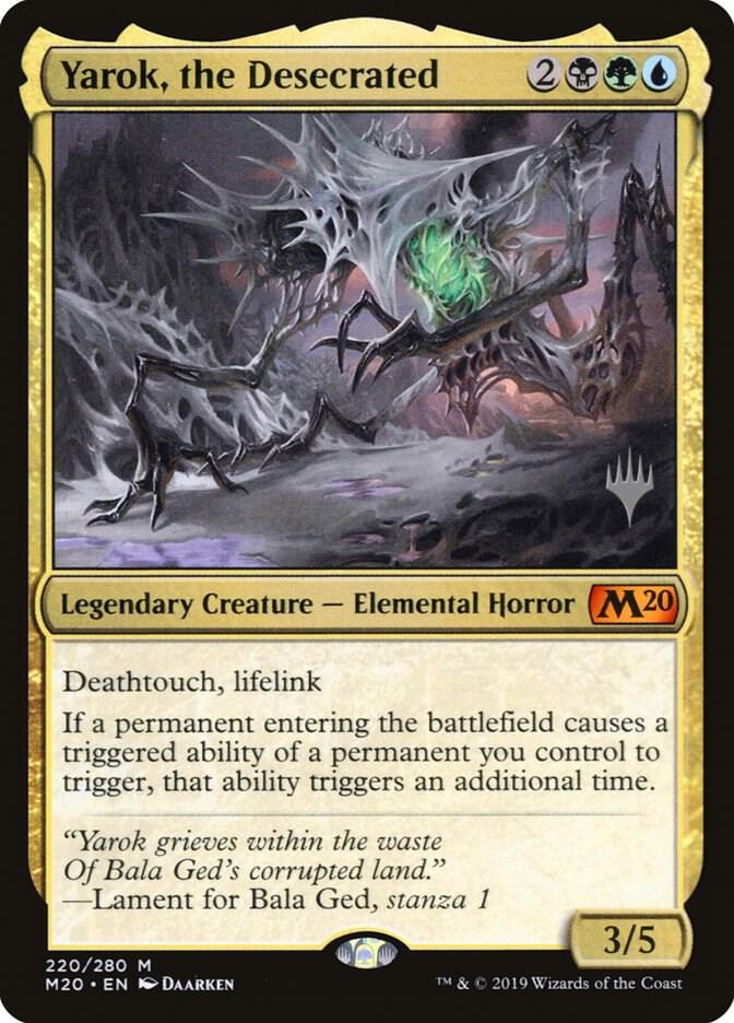 Yarok, the Desecrated 220 card from Promo Pack: Core Set 2020