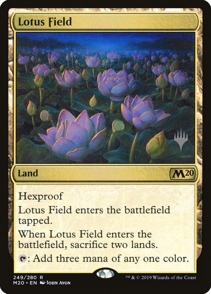 Lotus Field 249 card from Promo Pack: Core Set 2020