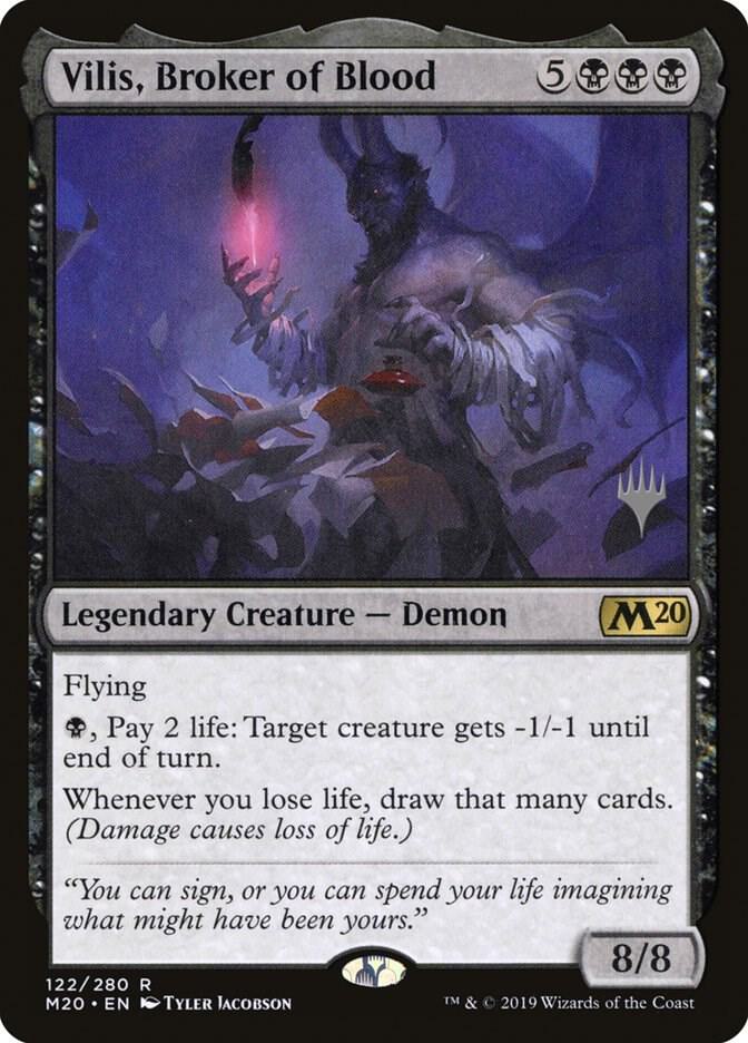 Vilis, Broker of Blood 122 card from Promo Pack: Core Set 2020