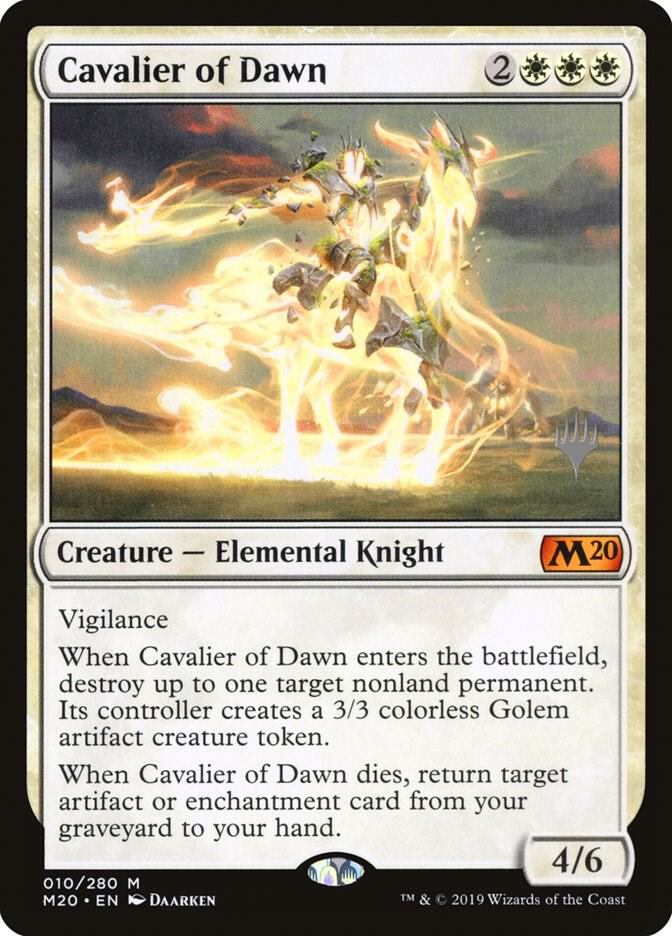 Cavalier of Dawn 10 card from Promo Pack: Core Set 2020