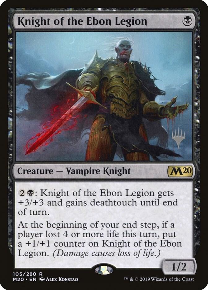 Knight of the Ebon Legion 105 card from Promo Pack: Core Set 2020
