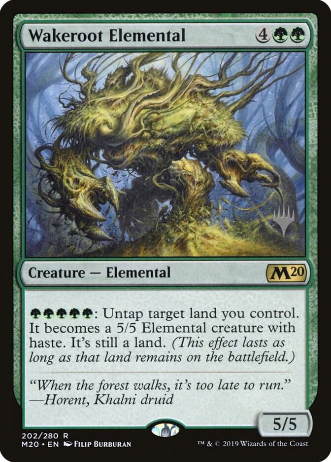 Wakeroot Elemental 202 card from Promo Pack: Core Set 2020