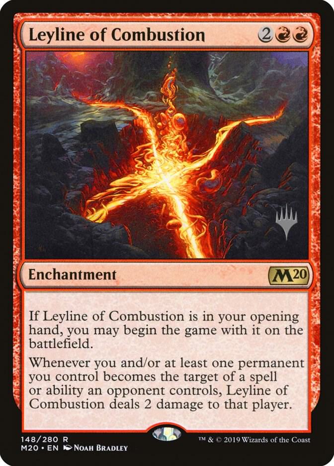 Leyline of Combustion 148 card from Promo Pack: Core Set 2020