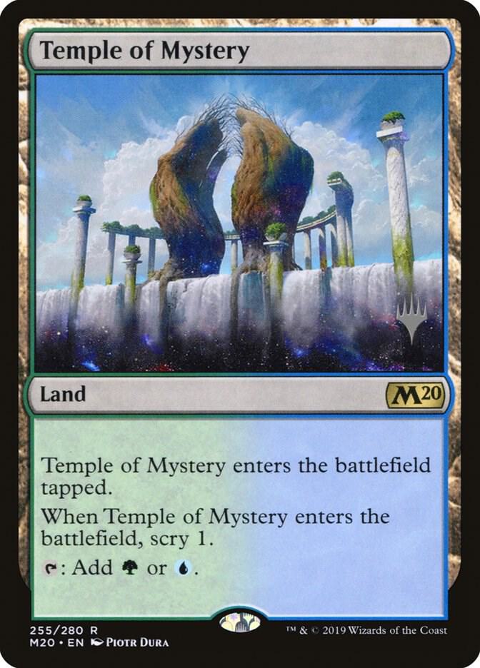 Temple of Mystery 255 card from Promo Pack: Core Set 2020