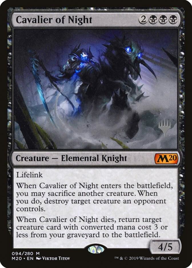 Cavalier of Night 94 card from Promo Pack: Core Set 2020